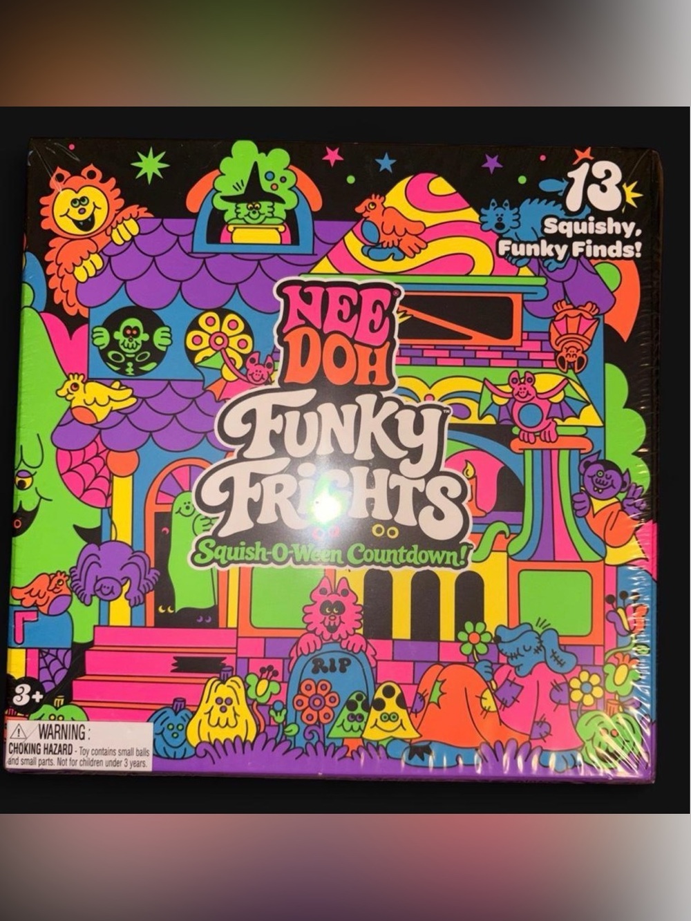 Needoh Schylling Funky Frights Squish-O-Ween Countdown - Multicolor